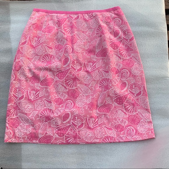 Lilly Pulitzer seashell pink skirt size 4 - Picture 9 of 10